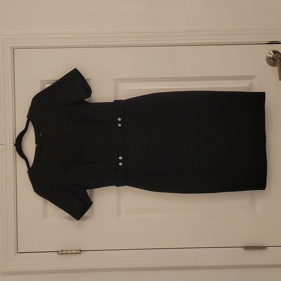 Black dress with silver studs - Picture 1 of 3